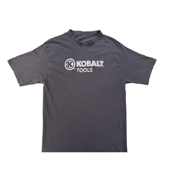 Kobalt Tools Shirt Mens MED Gray Logo Graphic Workwear Tee T-Shirt Lowes Fader - Picture 1 of 5